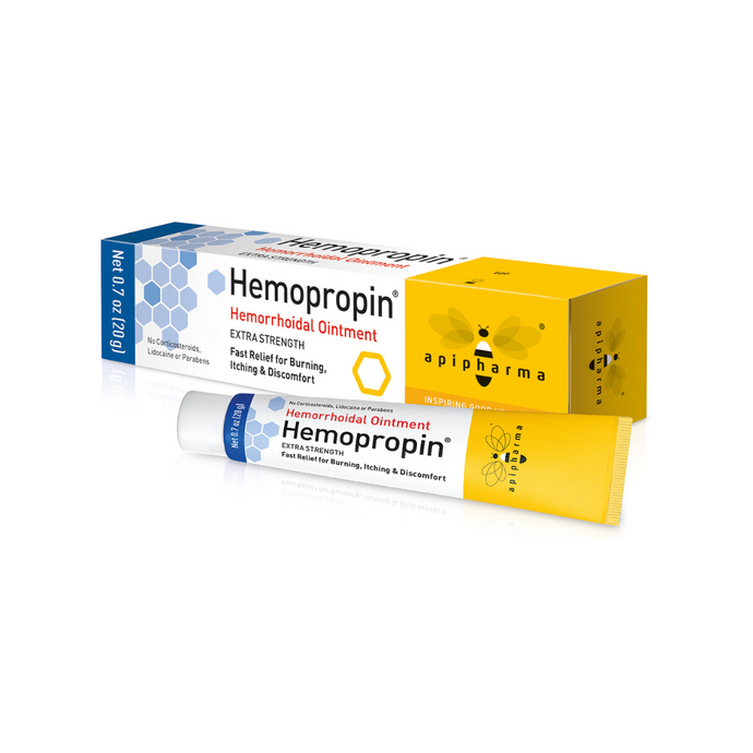 HEMOPROPIN - Natural Based Hemorrhoid Care - Free from Lidocaine, Parabens and Steroids - Ideal for Pregnancy - Hemopropin Ointment