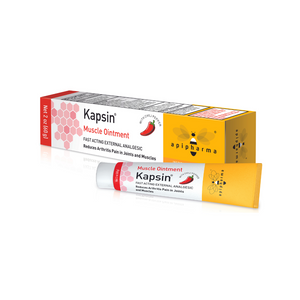 KAPSIN - Natural Based Muscle and Joint Relief - Free from Lidocaine, Parabens and Steroids - Kapsin Ointment